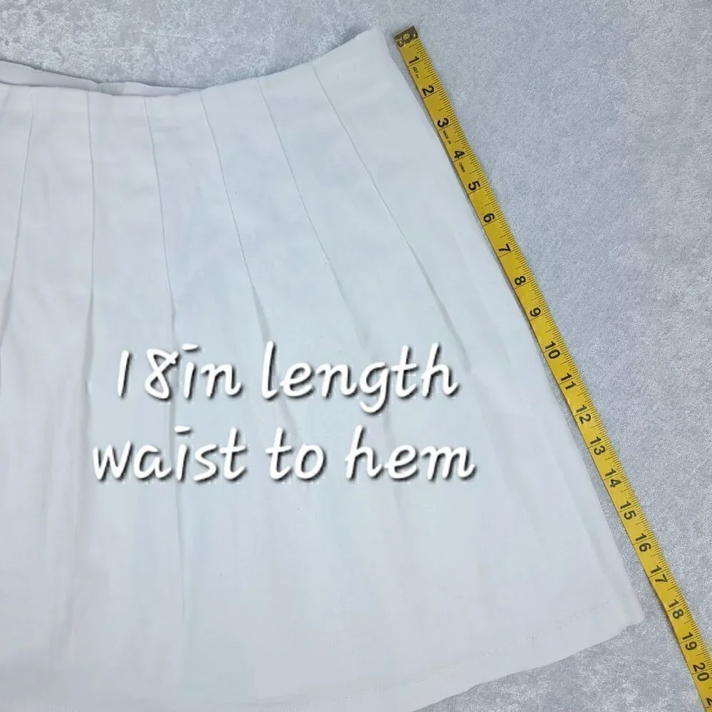 Hesperus White 95% Cotton Wrap Skirt With 2 Pull Straps. Size XL (14 Jr) NWT